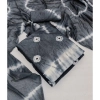 Generic Women's Chanderi Cotton Printed Unstitched Salwar Suit Material With Dupatta 2.3Mtrs (Grey)
