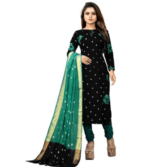 Generic Women's Rayon Printed Unstitched Salwar Suit Material With Dupatta 2.3Mtrs (Black) Generic Women's Rayon Printed Unstitched Salwar Suit Material With Dupatta 2.3Mtrs (Black)