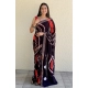 Generic Women's Cotton Shibori Printed Saree With Unstitched Blouse 5.5Mtr (Black) Generic Women's Cotton Shibori Printed Saree With Unstitched Blouse 5.5Mtr (Black)