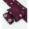 Generic Women's Chanderi Cotton Printed Unstitched Salwar Suit Material With Dupatta 2.3Mtrs (Wine)