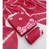 Generic Women's Chanderi Cotton Printed Unstitched Salwar Suit Material With Dupatta 2.3Mtrs (Pink)