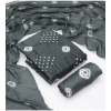 Generic Women's Chanderi Cotton Printed Unstitched Salwar Suit Material With Dupatta 2.3Mtrs (Grey)