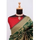 Generic Women's Banarasi Printed Saree With Unstitched Blouse 5.5Mtr (Green) Generic Women's Banarasi Printed Saree With Unstitched Blouse 5.5Mtr (Green)