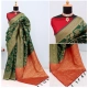 Generic Women's Banarasi Printed Saree With Unstitched Blouse 5.5Mtr (Green) Generic Women's Banarasi Printed Saree With Unstitched Blouse 5.5Mtr (Green)