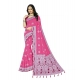 Generic Women's Cotton Printed Saree With Unstitched Blouse 5.5Mtr (Pink) Generic Women's Cotton Printed Saree With Unstitched Blouse 5.5Mtr (Pink)