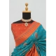 Generic Women's Banarasi Printed Saree With Unstitched Blouse 5.5Mtr (Rama) Generic Women's Banarasi Printed Saree With Unstitched Blouse 5.5Mtr (Rama)