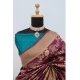 Generic Women's Banarasi Printed Saree With Unstitched Blouse 5.5Mtr (Purple) Generic Women's Banarasi Printed Saree With Unstitched Blouse 5.5Mtr (Purple)