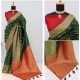 Generic Women's Banarasi Printed Saree With Unstitched Blouse 5.5Mtr (Green) Generic Women's Banarasi Printed Saree With Unstitched Blouse 5.5Mtr (Green)