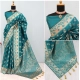 Generic Women's Satin Printed Saree With Unstitched Blouse 5.5Mtr (Rama) Generic Women's Satin Printed Saree With Unstitched Blouse 5.5Mtr (Rama)