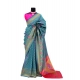 Generic Women's Banarasi Printed Saree With Unstitched Blouse 5.5Mtr (Aqua Blue) Generic Women's Banarasi Printed Saree With Unstitched Blouse 5.5Mtr (Aqua Blue)