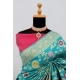 Generic Women's Banarasi Printed Saree With Unstitched Blouse 5.5Mtr (Rama) Generic Women's Banarasi Printed Saree With Unstitched Blouse 5.5Mtr (Rama)