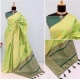 Generic Women's Banarasi Printed Saree With Unstitched Blouse 5.5Mtr (Green) Generic Women's Banarasi Printed Saree With Unstitched Blouse 5.5Mtr (Green)