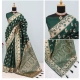 Generic Women's Satin Printed Saree With Unstitched Blouse 5.5Mtr (Green) Generic Women's Satin Printed Saree With Unstitched Blouse 5.5Mtr (Green)