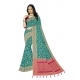 Generic Women's Banarasi Printed Saree With Unstitched Blouse 5.5Mtr (Rama) Generic Women's Banarasi Printed Saree With Unstitched Blouse 5.5Mtr (Rama)