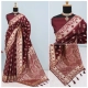 Generic Women's Satin Printed Saree With Unstitched Blouse 5.5Mtr (Brown) Generic Women's Satin Printed Saree With Unstitched Blouse 5.5Mtr (Brown)