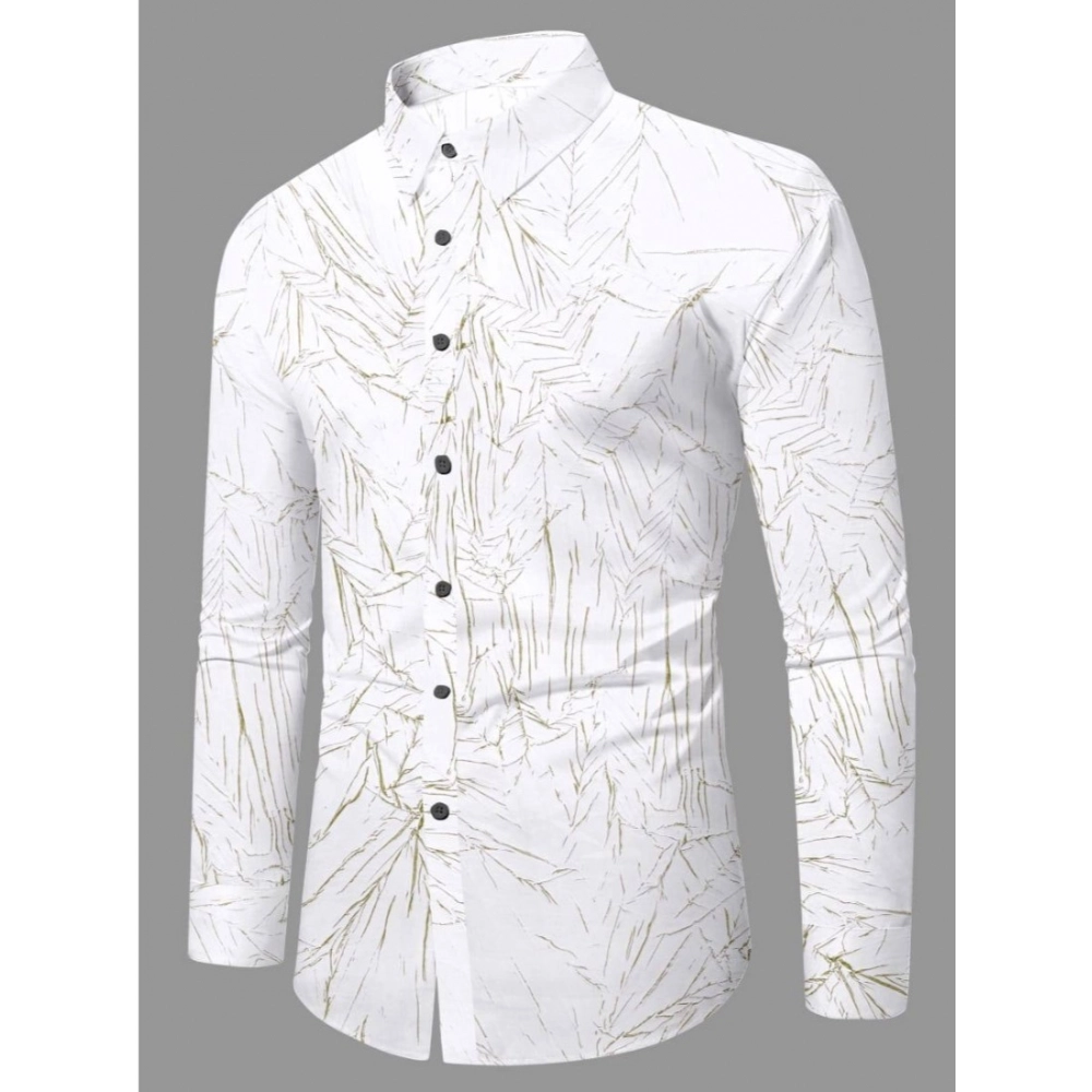 Generic Men's Casual PollyCotton Textured Full Sleeve Collar Shirt (Green) Generic Men's Casual PollyCotton Textured Full Sleeve Collar Shirt (Green)
