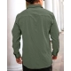 Generic Men's Casual Popcorn Self-design Full Sleeve Collar Shirt (Green) Generic Men's Casual Popcorn Self-design Full Sleeve Collar Shirt (Green)