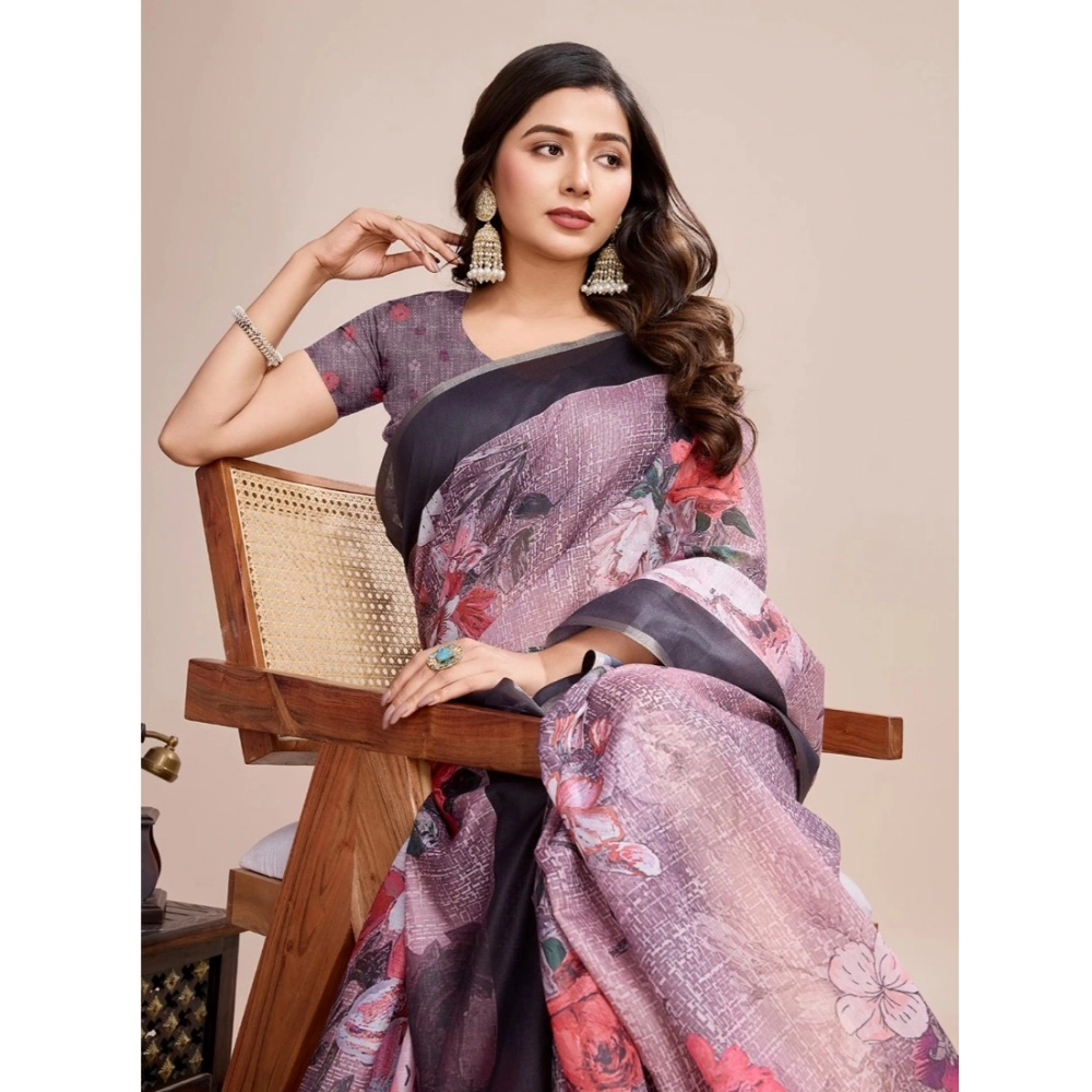 Generic Women's Georgette Embroidered Saree With Unstitched Blouse (5.5Mtr, Multicolor) Generic Women's Georgette Embroidered Saree With Unstitched Blouse (5.5Mtr, Multicolor)