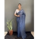 Generic Women's Chiffon Woven Bollywood Saree With Unstitched Blouse (5.5Mtr, Navy) Generic Women's Chiffon Woven Bollywood Saree With Unstitched Blouse (5.5Mtr, Navy)