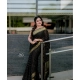 Generic Women's Silk Woven Kanjivaram Saree With Unstitched Blouse (5.5Mtr, Black) Generic Women's Silk Woven Kanjivaram Saree With Unstitched Blouse (5.5Mtr, Black)