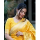Generic Women's Silk Blend Self Design Banarasi Saree With Unstitched Blouse (5.5Mtr, Yellow) Generic Women's Silk Blend Self Design Banarasi Saree With Unstitched Blouse (5.5Mtr, Yellow)