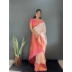 Generic Women's Silk Blend Woven Kanjivaram Saree With Unstitched Blouse (5.5Mtr, Peach) Generic Women's Silk Blend Woven Kanjivaram Saree With Unstitched Blouse (5.5Mtr, Peach)