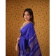 Generic Women's Silk Blend Self Design Bollywood Saree With Unstitched Blouse (5.5Mtr, Blue) Generic Women's Silk Blend Self Design Bollywood Saree With Unstitched Blouse (5.5Mtr, Blue)