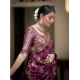 Generic Women's Art Silk Embellished Kanjivaram Saree With Unstitched Blouse (5.5Mtr, Purple) Generic Women's Art Silk Embellished Kanjivaram Saree With Unstitched Blouse (5.5Mtr, Purple)