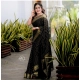 Generic Women's Silk Woven Kanjivaram Saree With Unstitched Blouse (5.5Mtr, Black) Generic Women's Silk Woven Kanjivaram Saree With Unstitched Blouse (5.5Mtr, Black)
