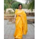 Generic Women's Silk Blend Self Design Banarasi Saree With Unstitched Blouse (5.5Mtr, Yellow) Generic Women's Silk Blend Self Design Banarasi Saree With Unstitched Blouse (5.5Mtr, Yellow)