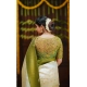 Generic Women's Silk Blend Self Design Banarasi Saree With Unstitched Blouse (5.5Mtr, White Green) Generic Women's Silk Blend Self Design Banarasi Saree With Unstitched Blouse (5.5Mtr, White Green)