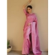 Generic Women's Silk Blend Woven Kanjivaram Saree With Unstitched Blouse (5.5Mtr, Pink) Generic Women's Silk Blend Woven Kanjivaram Saree With Unstitched Blouse (5.5Mtr, Pink)