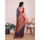 Generic Women's Cotton Silk Checkered Kota Doria Saree With Unstitched Blouse (5.5Mtr, Navy Blue) Generic Women's Cotton Silk Checkered Kota Doria Saree With Unstitched Blouse (5.5Mtr, Navy Blue)