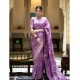 Generic Women's Art Silk Embellished Kanjivaram Saree With Unstitched Blouse (5.5Mtr, Lavender) Generic Women's Art Silk Embellished Kanjivaram Saree With Unstitched Blouse (5.5Mtr, Lavender)
