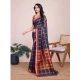 Generic Women's Cotton Silk Checkered Kota Doria Saree With Unstitched Blouse (5.5Mtr, Navy Blue) Generic Women's Cotton Silk Checkered Kota Doria Saree With Unstitched Blouse (5.5Mtr, Navy Blue)
