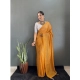 Generic Women's Chiffon Woven Bollywood Saree With Unstitched Blouse (5.5Mtr, Mustard) Generic Women's Chiffon Woven Bollywood Saree With Unstitched Blouse (5.5Mtr, Mustard)