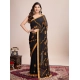 Generic Women's Georgette Printed Saree With Unstitched Blouse (5.5Mtr, Orange) Generic Women's Georgette Printed Saree With Unstitched Blouse (5.5Mtr, Orange)