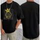 Generic Men's Casual Cotton Blend Printed Round Neck Half Sleeve T-Shirt (Black) Generic Men's Casual Cotton Blend Printed Round Neck Half Sleeve T-Shirt (Black)