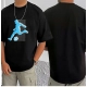 Generic Men's Casual Cotton Blend Printed Round Neck Half Sleeve T-Shirt (Black) Generic Men's Casual Cotton Blend Printed Round Neck Half Sleeve T-Shirt (Black)