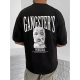 Generic Men's Casual Cotton Blend Printed Round Neck Half Sleeve T-Shirt (Black) Generic Men's Casual Cotton Blend Printed Round Neck Half Sleeve T-Shirt (Black)