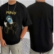 Generic Men's Casual Cotton Blend Printed Round Neck Half Sleeve T-Shirt (Black) Generic Men's Casual Cotton Blend Printed Round Neck Half Sleeve T-Shirt (Black)