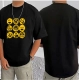 Generic Men's Casual Cotton Blend Printed Round Neck Half Sleeve T-Shirt (Black) Generic Men's Casual Cotton Blend Printed Round Neck Half Sleeve T-Shirt (Black)