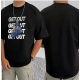 Generic Men's Casual Cotton Blend Printed Round Neck Half Sleeve T-Shirt (Black) Generic Men's Casual Cotton Blend Printed Round Neck Half Sleeve T-Shirt (Black)