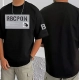 Generic Men's Casual Cotton Blend Printed Round Neck Half Sleeve T-Shirt (Black) Generic Men's Casual Cotton Blend Printed Round Neck Half Sleeve T-Shirt (Black)