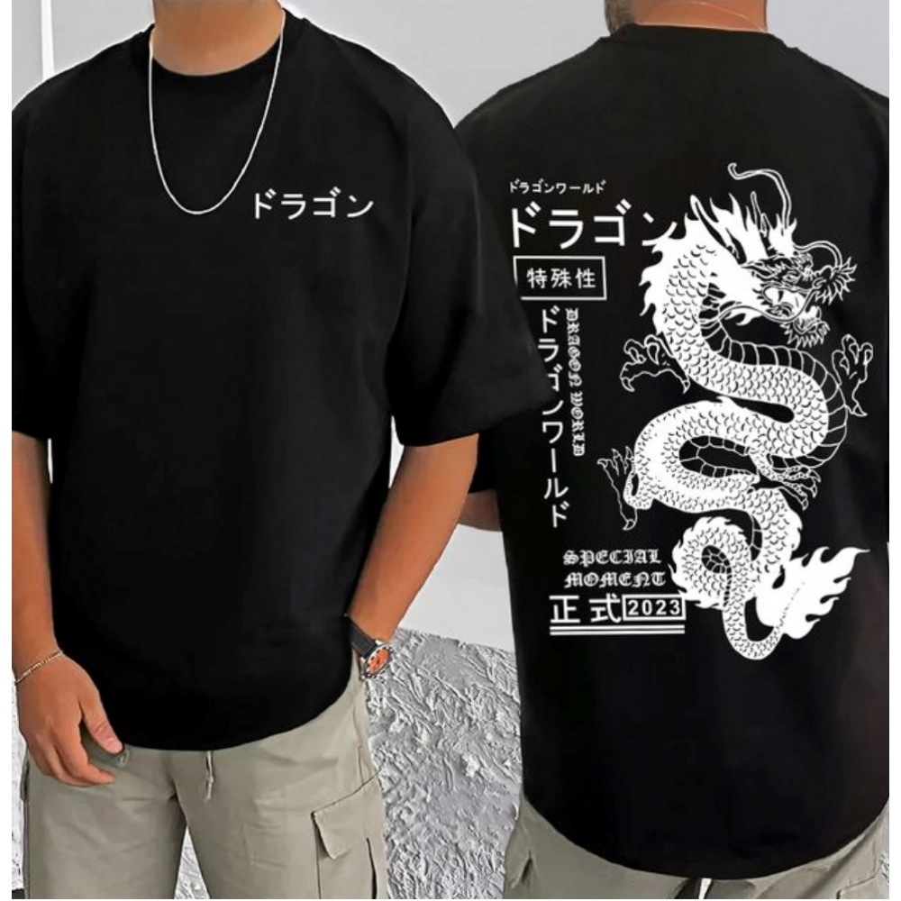Generic Men's Casual Cotton Blend Printed Round Neck Half Sleeve T-Shirt (Black) Generic Men's Casual Cotton Blend Printed Round Neck Half Sleeve T-Shirt (Black)