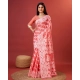 Generic Women's Cotton Silk Printed Saree With Unstitched Blouse 5.5Mtr (Peach) Generic Women's Cotton Silk Printed Saree With Unstitched Blouse 5.5Mtr (Peach)