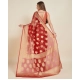 Generic Women's Soft Organza Silk Weaving Design Saree With Unstitched Blouse 5.5Mtr (Red) Generic Women's Soft Organza Silk Weaving Design Saree With Unstitched Blouse 5.5Mtr (Red)