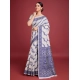Generic Women's Jamdani Cotton Silk Printed Saree With Unstitched Blouse 5.5Mtr (Navy Blue) Generic Women's Jamdani Cotton Silk Printed Saree With Unstitched Blouse 5.5Mtr (Navy Blue)