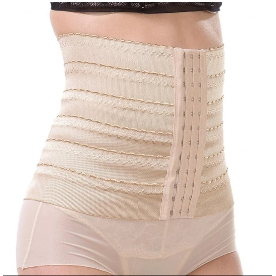 Generic Women's Lycra Blend Self Design Western Wear Corset Body Shaper (Beige) Generic Women's Lycra Blend Self Design Western Wear Corset Body Shaper (Beige)