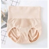 Generic Women's Cotton Solid Ethnic Wear Body Shaper Brief (Skin)